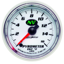 EGT-mätare 52mm 1600ºF (Digital Stepper-motor) NV